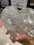 Selenite Heart 18cm x 20cm