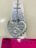 Selenite Heart Orgonites