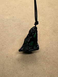 Green Obsidian Pendant