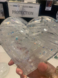 Selenite Heart 18cm x 20cm