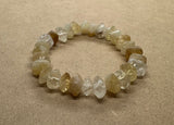 Large Citrine Faceted Crystal Bracelet