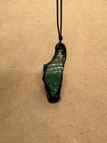 Handmade Green Obsidian Pendant