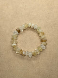 Large Citrine Faceted Crystal Bracelet