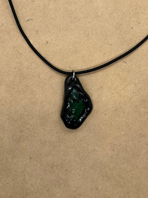 Green Obsidian Crystal 3