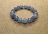 Lilac Angelite Crystal Beaded Bracelet
