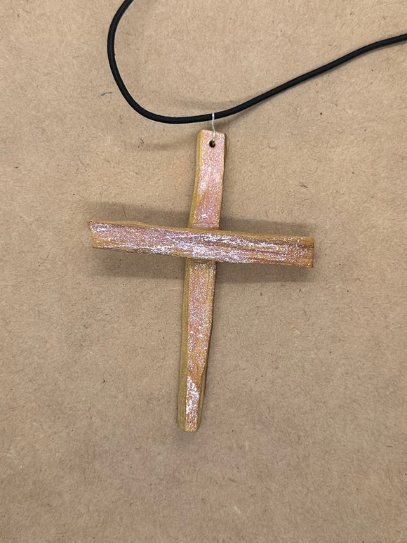 Palo Santo Crucifix Protection Necklace