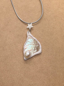 Mother of Pearl and Pearl Pendant