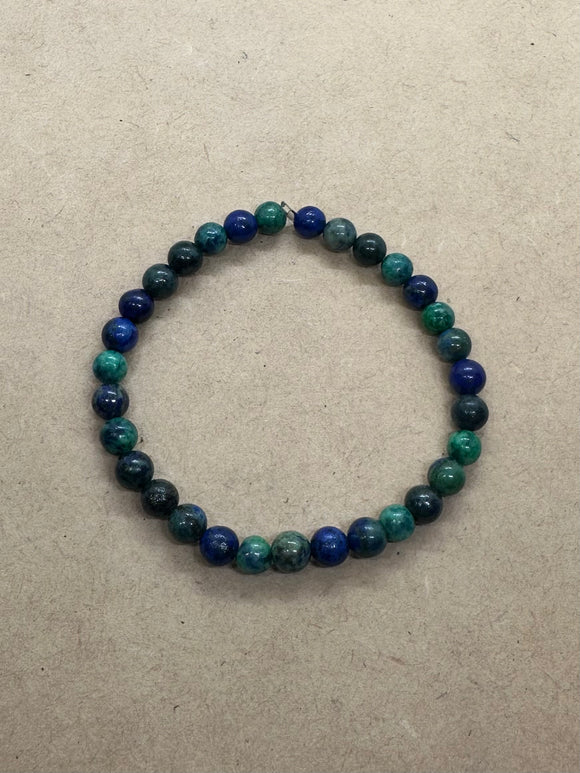 Chrysocolla Crystal Bracelet