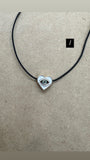 Cute Heart Evil Eye Necklace
