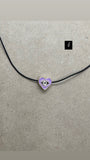 Cute Heart Evil Eye Necklace