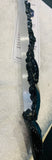 Obsidian and Selenite Wand 55cm