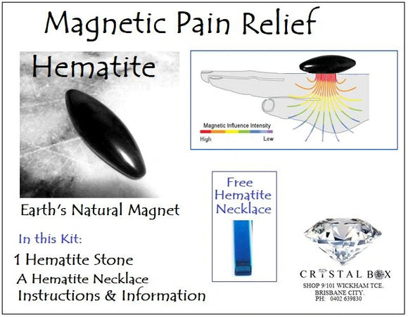 Magnetic Pain Relief Kit with Hematite Crystal