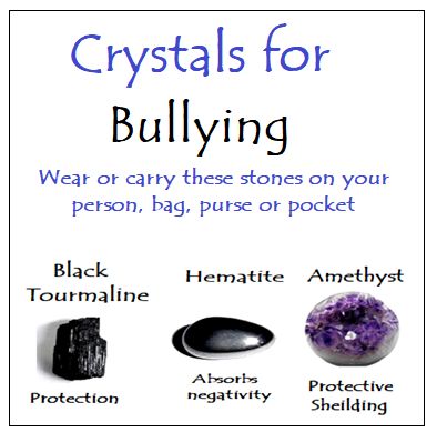 Crystals for Bullying