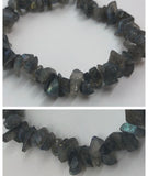 Labradorite Crystal Beaded Chips Bracelet