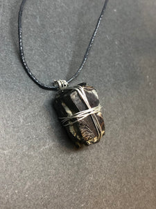 Shungite Crystal Wired Necklace