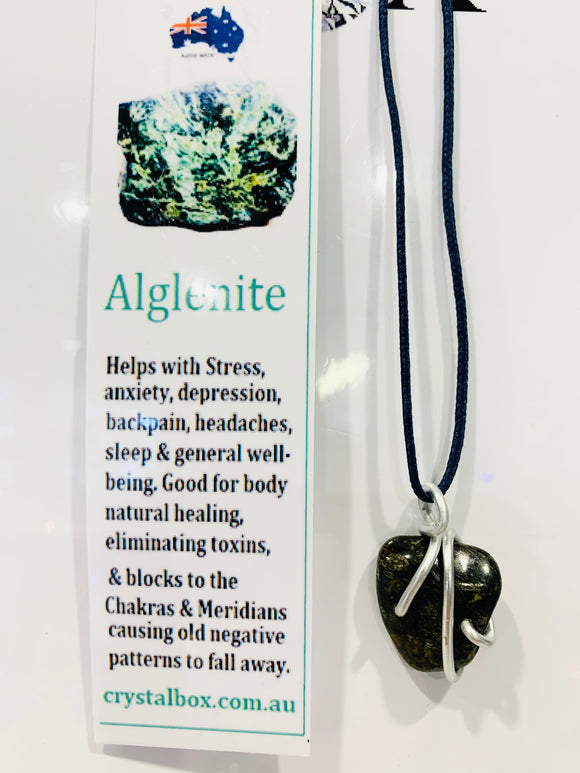 Raw Alglenite Necklace 14