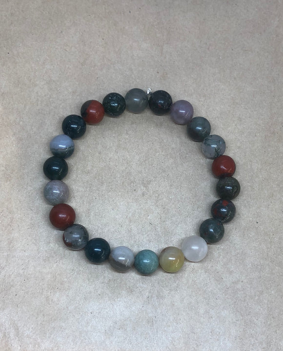 Dragon’s Blood Crystal Beaded Bracelet