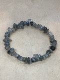 Labradorite Crystal Beaded Chips Bracelet