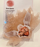 Rose Quartz Heart & Angel Wings Orgonite