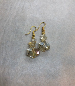 Citrine & Austrian Crystal Earrings