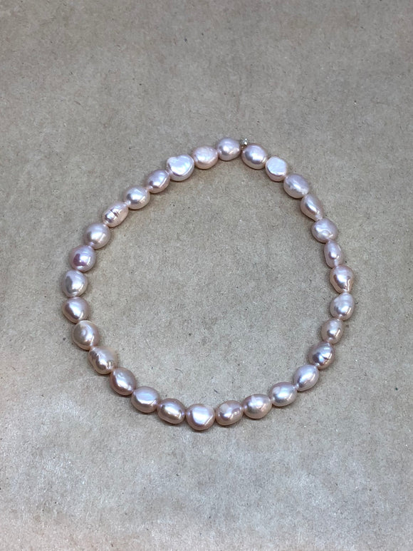 Pink Pearl Beaded Bracelet