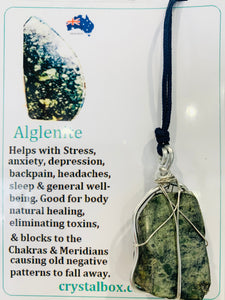 Raw Alglenite Necklace 24