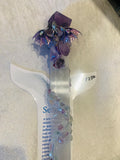 Dragon Wand with Amethyst & Fluorite