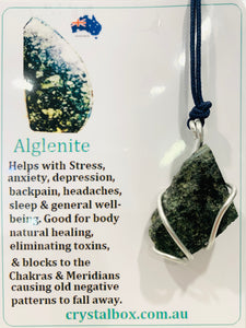 Raw Alglenite Necklace 2