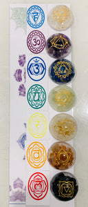 Chakra Orgonite Set of Seven