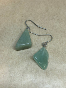 Green Aventurine Crystal Earrings