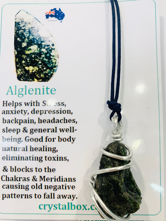 Raw Alglenite Necklace 21