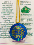 Shungite Orgonite Pod Necklace Holographic