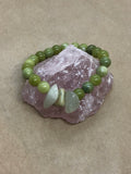 Green Jade Crystal Beaded Bracelet