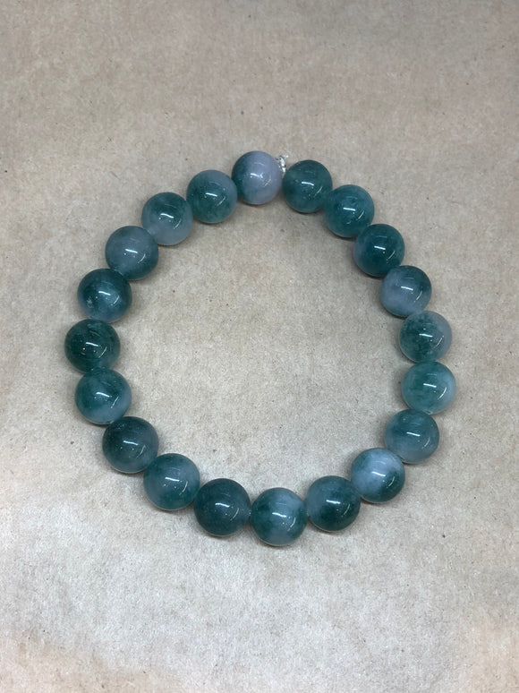 Green Jade Crystal Beaded Bracelet