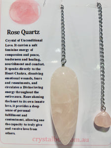 Rose Quartz Pendulum