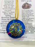 Shungite Orgonite Pod Necklace Holographic