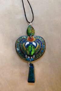 Handmade Scarab Necklace