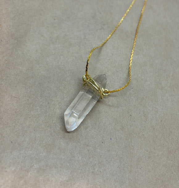 Herkimer Diamond Crystal Necklace