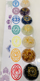 Chakra Orgonite Set of Seven