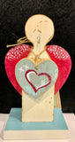 Handcrafted Angels made from Reclaimed Wood & Upcycled Materials